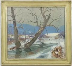 Untitled by Alfred Nunamaker, Oil on canvas, sold Jun 2023