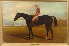 Hindoo by Henry Stull, Oil on canvas, sold Jun 2023