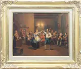 Untitled by Pieter Geerard Sjamaar, Oil on panel, sold Jun 2023