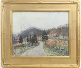 Northampton County by Walter Emerson Baum, Oil on board, sold Jun 2023