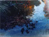 Twilight Passage II by David T. Kessler, Acrylic and air brush on aluminum, sold Jun 2023