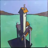 Green Bay by Michael McGuire, Oil on canvas, sold Jun 2023