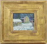 The Inn at Philips Mill, New Hope by Christopher G. Willett, Oil on board, sold Jun 2023