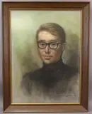 Untitled by Joseph D. Westerfield, Pastel SLR Male portrait 23, offered Dec 2018