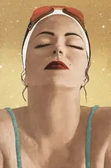 Catalina by Carole Feuerman, 2014, silkscreen and diamond dust on 2 ply museum board, sold Oct 2020
