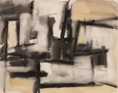 Untitled PTP 246 by Michael Loew, watercolor on paper, sold Oct 2020