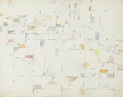 Untitled by Michael Loew, 1951, watercolor on paper, sold Oct 2020
