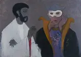Untitled by Benoît Gilsoul, oil on canvas, sold Oct 2020