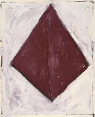 Untitled #4 by George Kokines, 2002, gouache and pigment on paper, sold Oct 2020