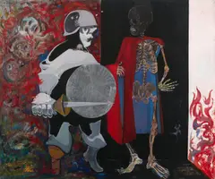 Untitled by Benoît Gilsoul, oil on linen, sold Oct 2020