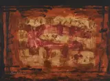 Untitled by David Rankin, 1990, oil on paper, sold Oct 2020