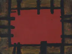Untitled by David Rankin, oil on paper, sold Oct 2020