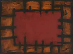 Untitled by David Rankin, oil on paper, sold Oct 2020