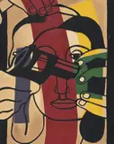 The Little Sister by Joan Banach, 1988, oil on masonite, sold Oct 2020