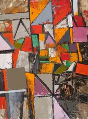 Untitled by Irving B. Haynes, 1992, acrylic on paper, sold Oct 2020