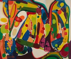 Untitled by William Rabinovitch, oil on canvas, sold Oct 2020