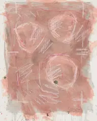 Untitled by David Rankin, 1990, watercolor on paper, sold Oct 2020