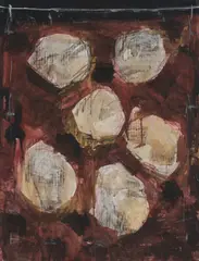 Untitled by David Rankin, 1990, watercolor on paper, sold Oct 2020