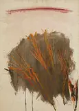 Wheat by Dorothy Heller, mixed media on paper, sold Oct 2020