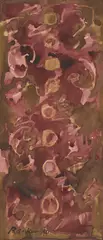 Untitled by David Rankin, 1990, watercolor on paper, sold Oct 2020