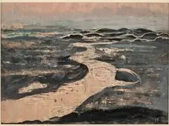 The river by Ian Fairweather, c.1954, oil on cardboard, sold Nov 2025