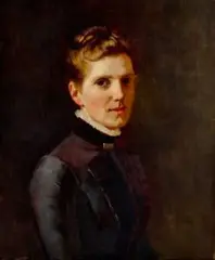Portrait of Annie Springthorpe [née Inglis] by Tom Roberts, 1887, oil on canvas, offered Nov 2025