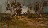 A coming storm by Walter Withers, c.1898, oil on canvas, sold Nov 2025