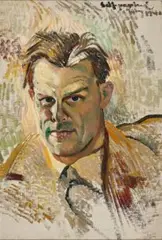 Self portrait by Harald Vike, 1940, oil on canvas, offered Nov 2025