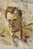 Self portrait by Harald Vike, 1940, oil on canvas, offered Nov 2025