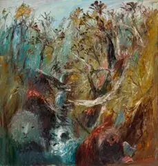 St Jerome by Arthur Boyd, c.1968, oil on canvas, sold Nov 2025