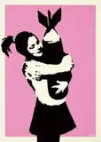 Bomb Love by Banksy, 2003, screenprint in colours on paper, sold Nov 2025