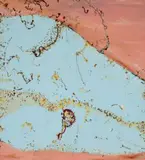 Flooded river, Kimberley by John Olsen, 1983, oil on canvas, sold Nov 2025