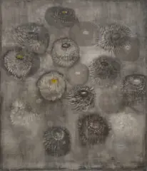 Woods by Ross Bleckner, 1996, oil on canvas, sold May 2024