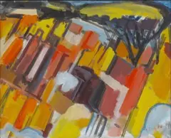 Mountain Quarry, Greenmount by Guy Grey-Smith, 1953, oil on canvas, sold May 2024