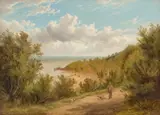 Picnic Point by James Howe Carse, c.1870, oil on canvas, sold May 2024