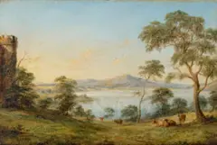 View Of Yan Yean From Bear’S Castle by Henry Gritten, c.1865, oil on academy board, offered May 2024