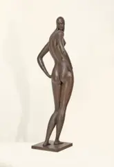 Standing Figure by Guy Boyd, bronze, sold May 2024