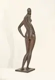 Standing Figure by Guy Boyd, bronze, sold May 2024