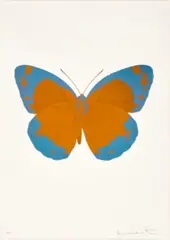 The Souls Ii by Damien Hirst, 2010, foil block print on Arches paper, sold Feb 2024