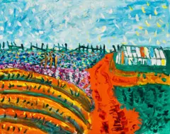 Jacob’S Road by John Perceval, 1972, oil on canvas, offered Feb 2024