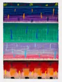 Untitled by Michael Johnson, 2004, pastel on paper, sold Feb 2024