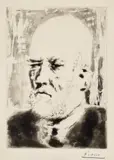 Portrait Of Vollard Ii by Pablo Picasso, 1937, Edition: from an edition of 260, sold Feb 2024