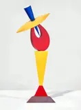 Penetrating Resonance by Augustine Dall’Ava, 2013, natural and painted wood, sold Feb 2024
