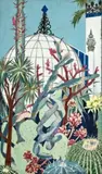 Cacti, Botanic Gardens, Adelaide by Cressida Campbell, 1987, watercolour on incised woodblock, sold Apr 2024