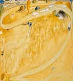 The Wren by Brett Whiteley, 1978, oil on canvas, sold Apr 2024