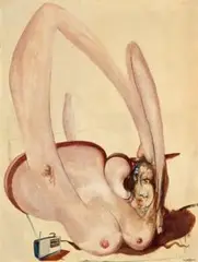 Bather On The Sand, 1975 – 76 by Brett Whiteley, oil on canvas, sold Apr 2024