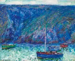 Cruach En Mahr, Matin, Belle-Île-En-Mer by John Peter Russell, c.1905, oil on canvas, sold Apr 2024
