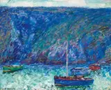 Cruach En Mahr, Matin, Belle-Île-En-Mer by John Peter Russell, c.1905, oil on canvas, sold Apr 2024