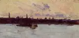 Sydney by Albert Henry Fullwood, 1896, oil on panel, sold Apr 2024