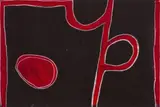 Untitled by Paddy Bedford, 2004, gouache on crescent board, sold Mar 2024